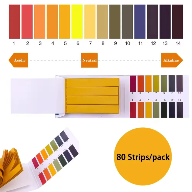 Ph Strip Test - 80 Strip/pak Strip Uji PH Meter