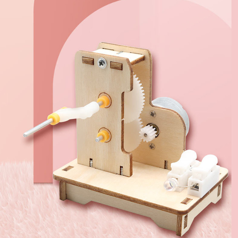 Science Project Diy - Generator tangan Mini DIY, Kit percobaan