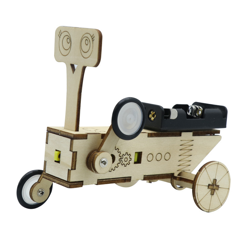 Science Robot - DIY reptil Robot listrik kayu percobaan