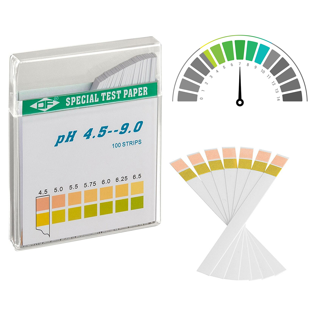 Ph Strip Test - 100 Buah Kit Strip Kertas PH