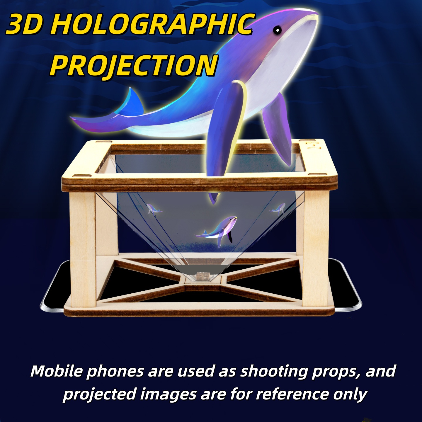 Science Hobby Kit - Kit Proyektor Holografik 3D DIY Eksperimen