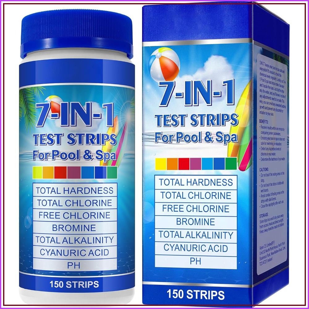 Ph Strip Test - Strip Tes Kolam Renang 7-in-1 150