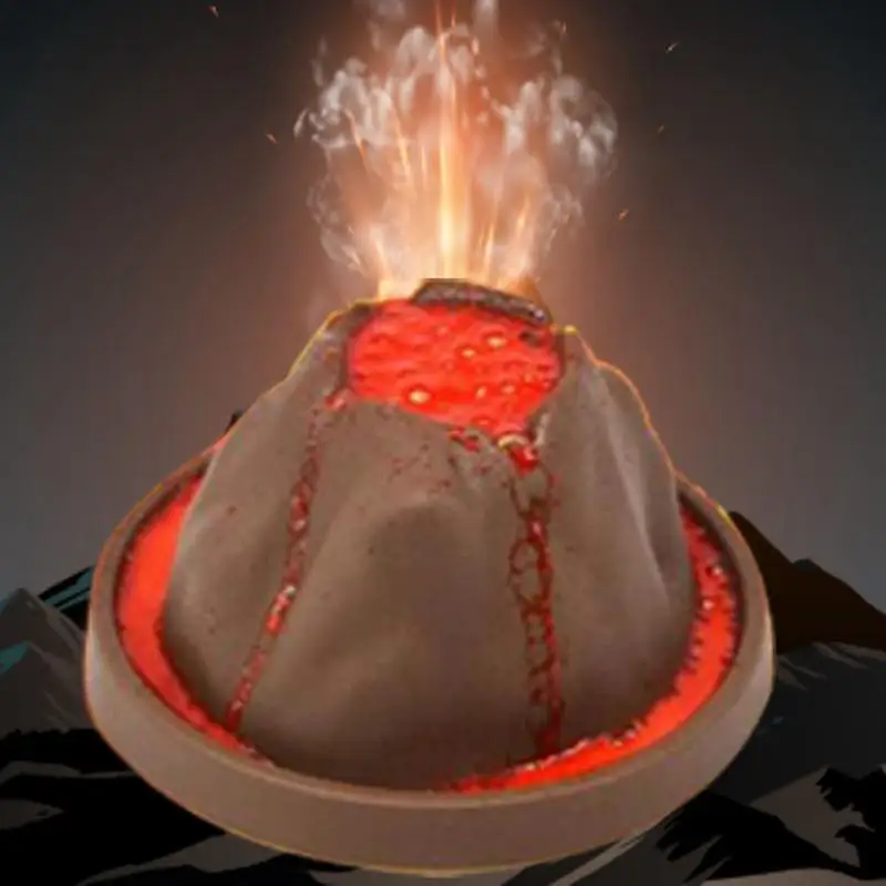 Volcano Kit Eruption - Mainan eksplorasi sains, peraga pembelajaran kimia,