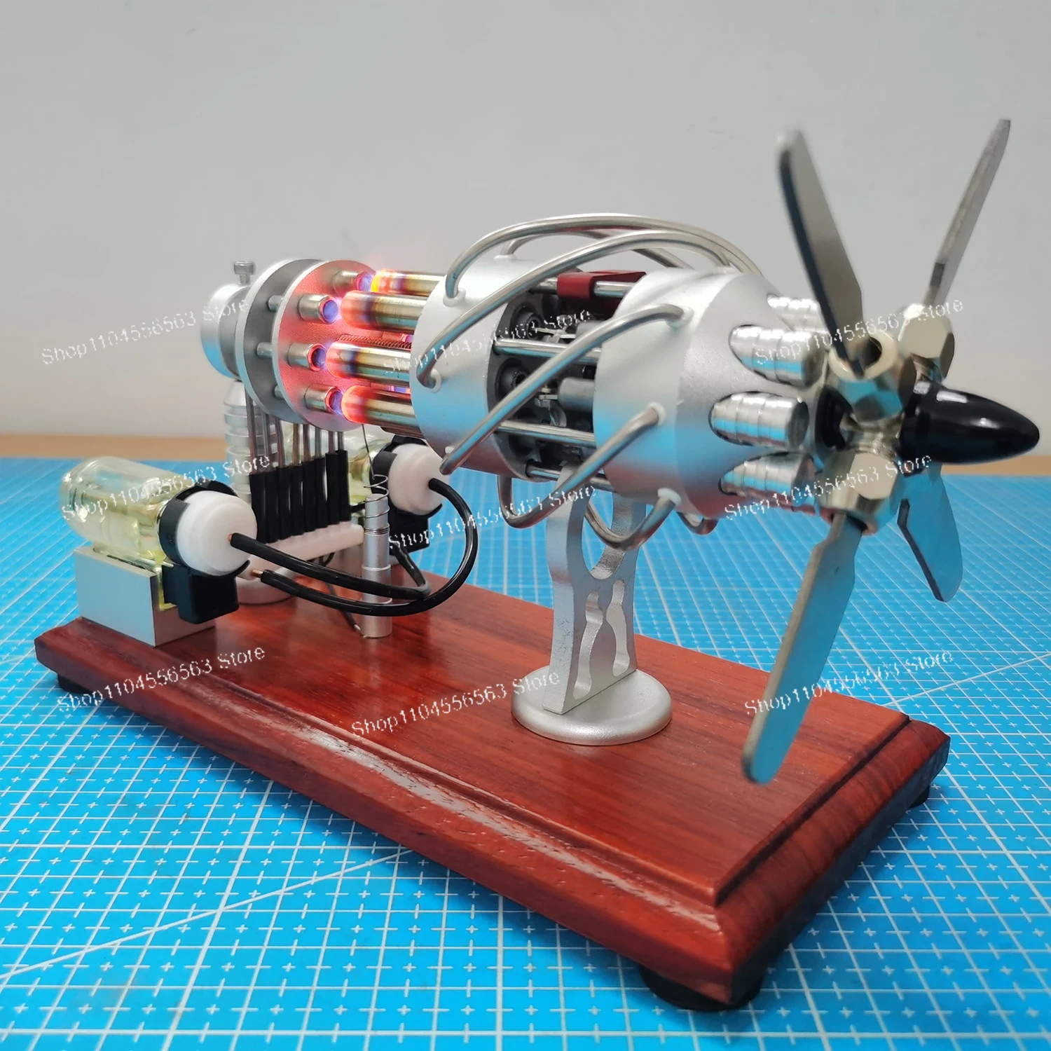 Science Toy - Model Mesin Stirling 16 Silinder Udara