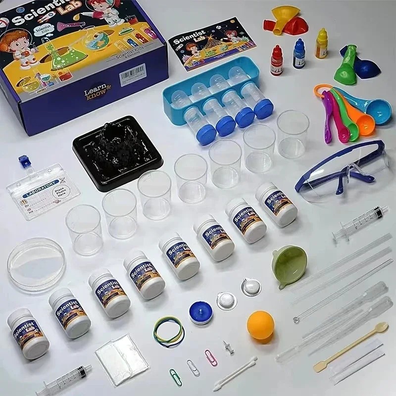 Chemistry Set Beginner - Set Mainan Montessori, Laboratorium Sains Anak,