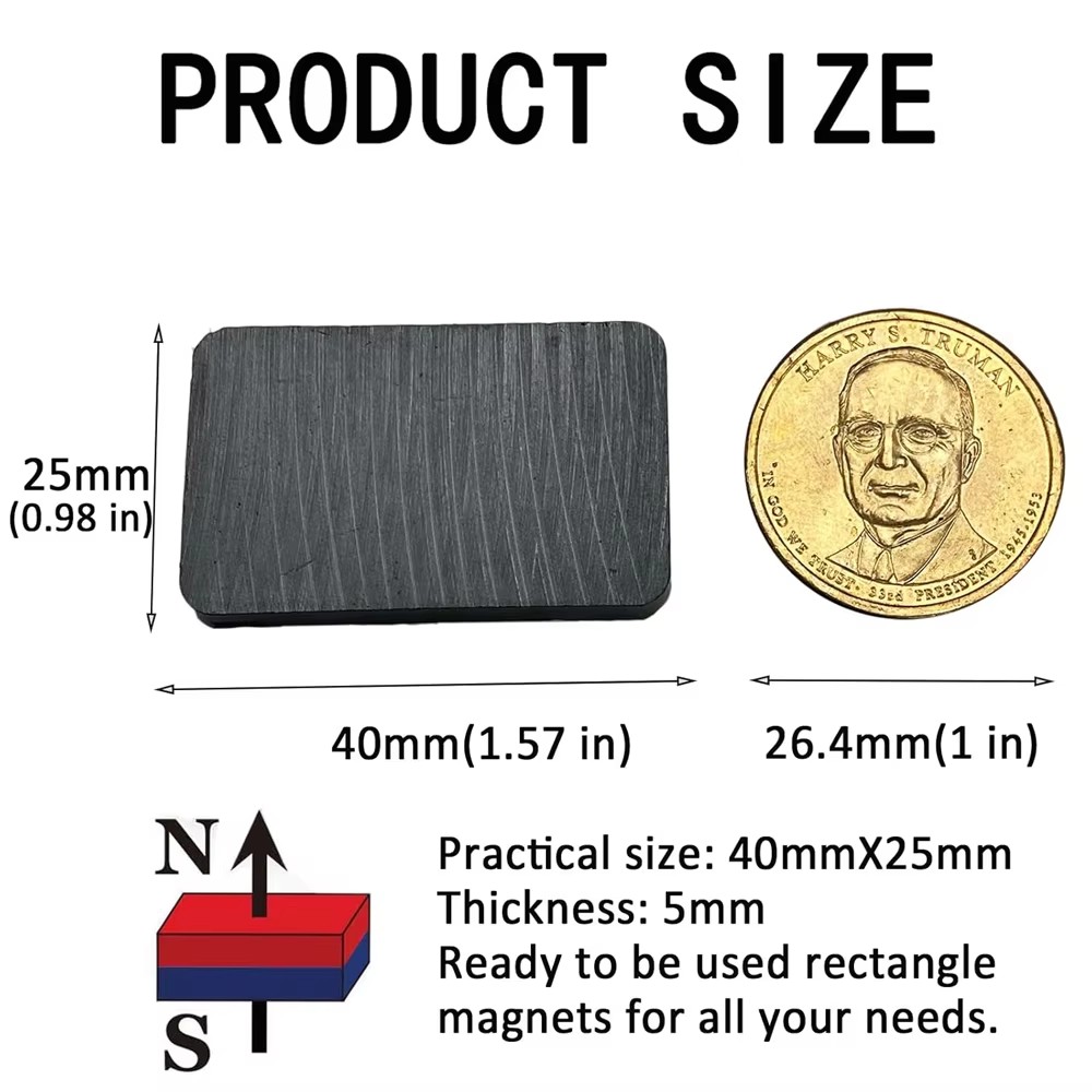8/12 buah magnet blok keramik  - Science And Hobby ulasan dan harga