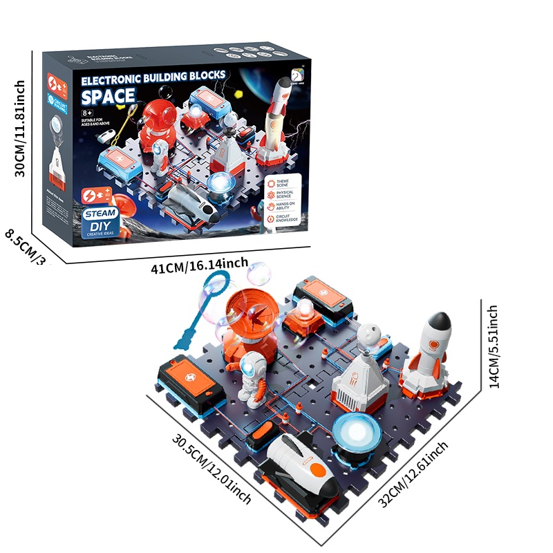 SCIENCE HORSE blok bangunan el - Science Toy ulasan dan harga
