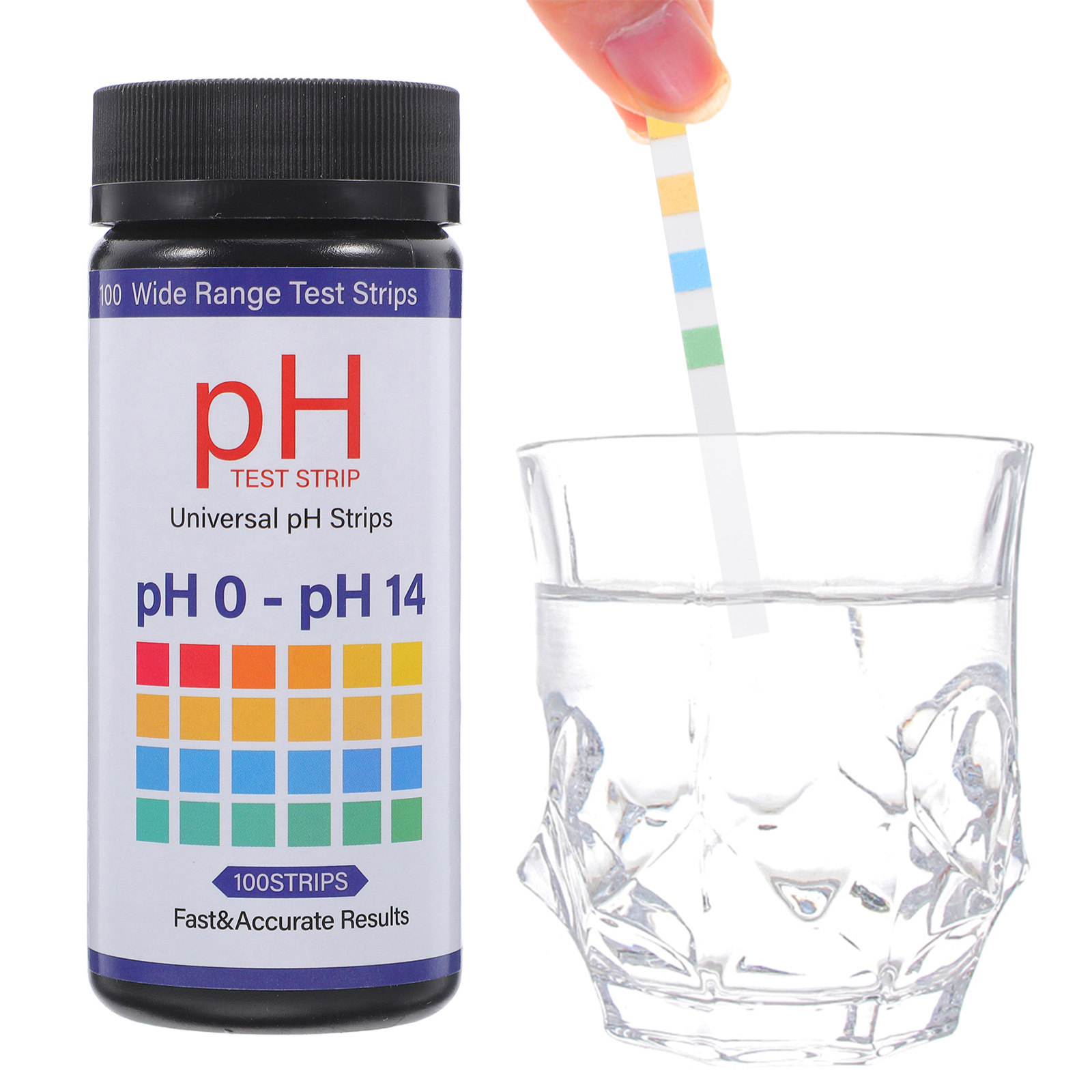 100 Buah Kertas Uji PH 0-14 St - Ph Strip Test ulasan dan harga