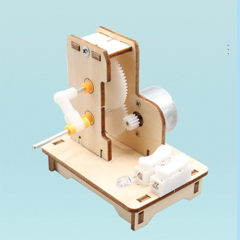 Generator tangan Mini DIY, Kit - Science Project Diy ulasan dan harga