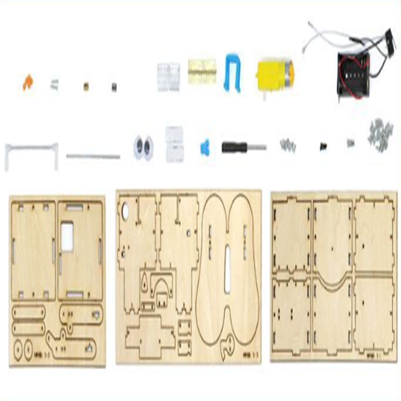Robot Kayu Rakitan DIY Model P - Science Robot ulasan dan harga