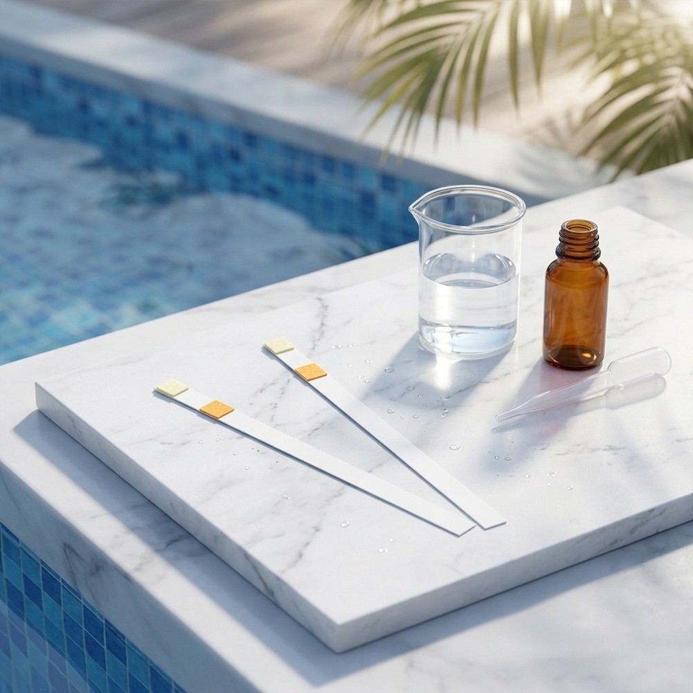2 in 1 Strip Tes Kolam Renang  - Ph Strip Test ulasan dan harga