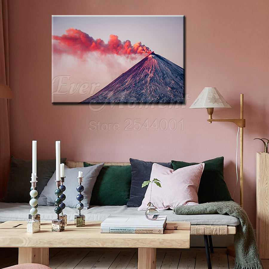 Lukisan Berlian Mosaik Sulaman - Volcano Kit Eruption ulasan dan harga