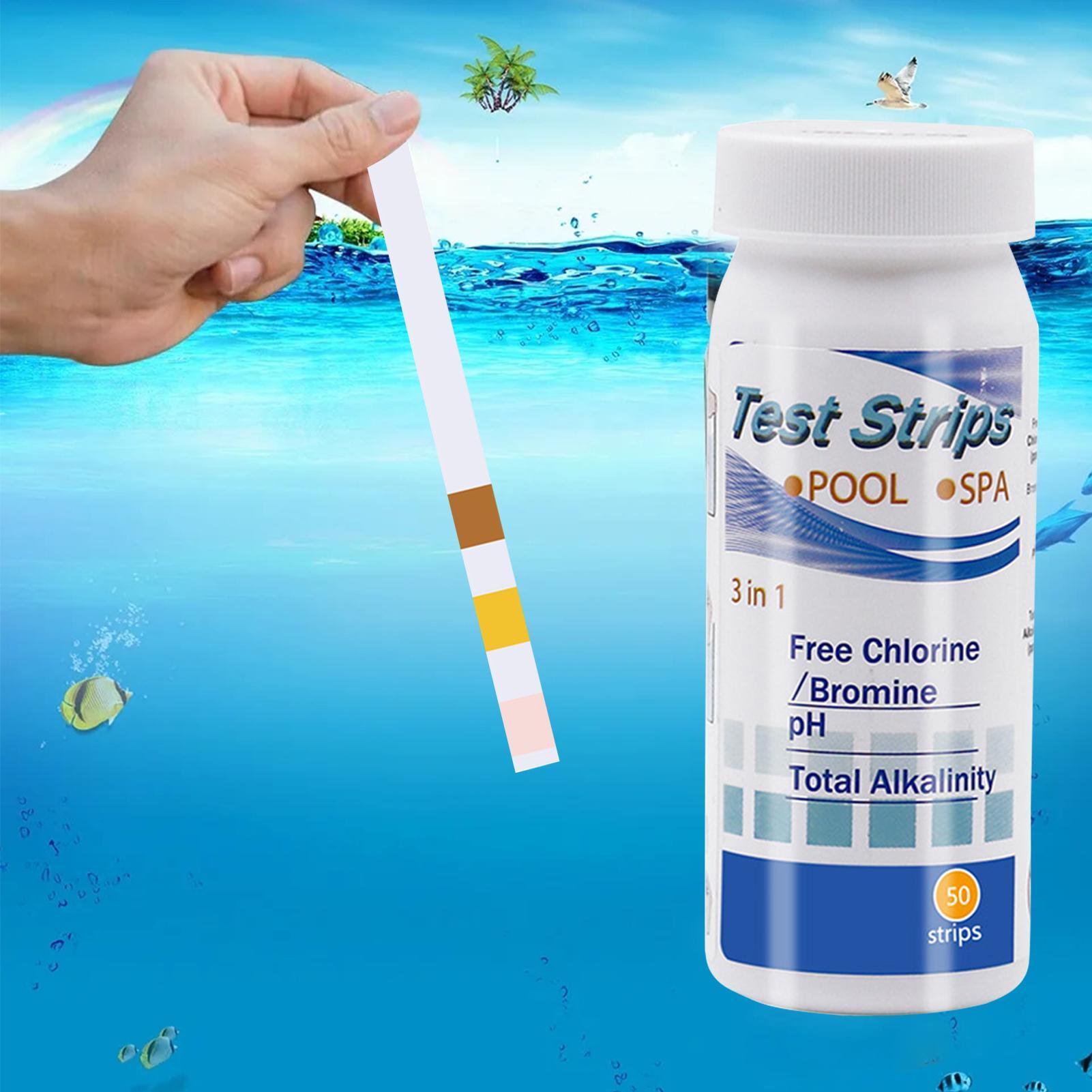 Strip Tes PH Klorin SPA Kolam  - Ph Strip Test ulasan dan harga