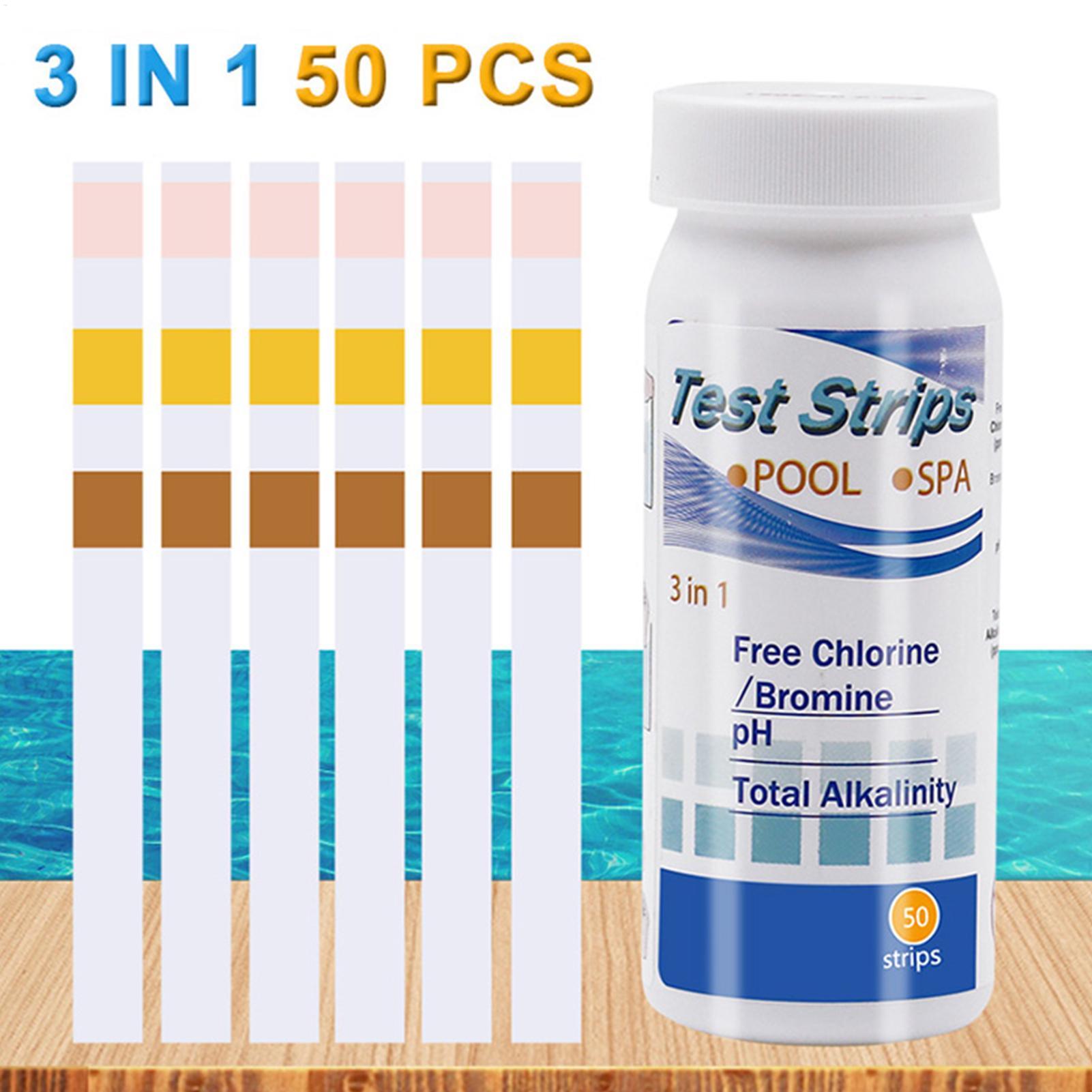 Strip Tes PH Klorin SPA Kolam  - Ph Strip Test ulasan dan harga