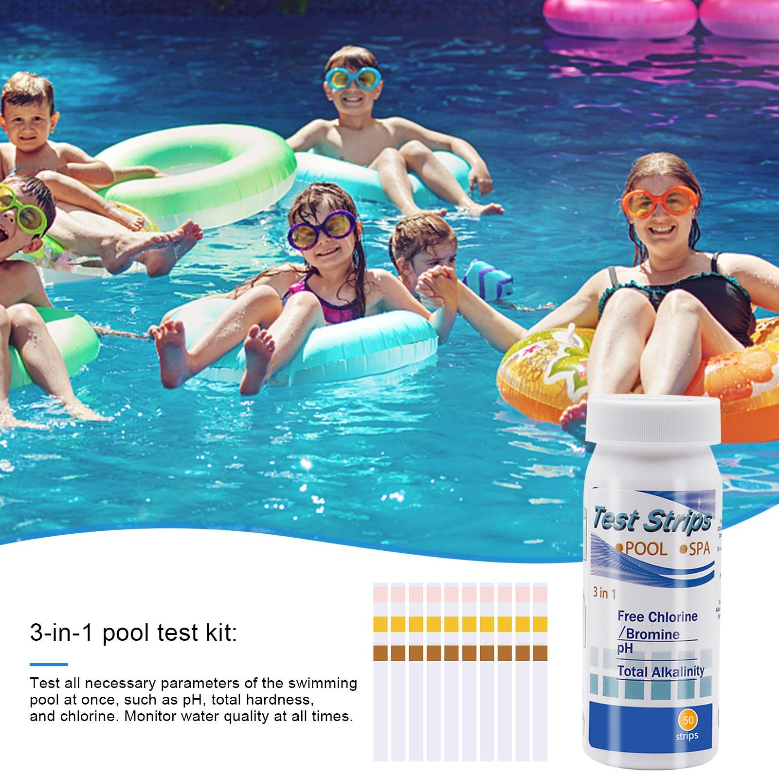 Strip Tes PH Klorin SPA Kolam  - Ph Strip Test ulasan dan harga