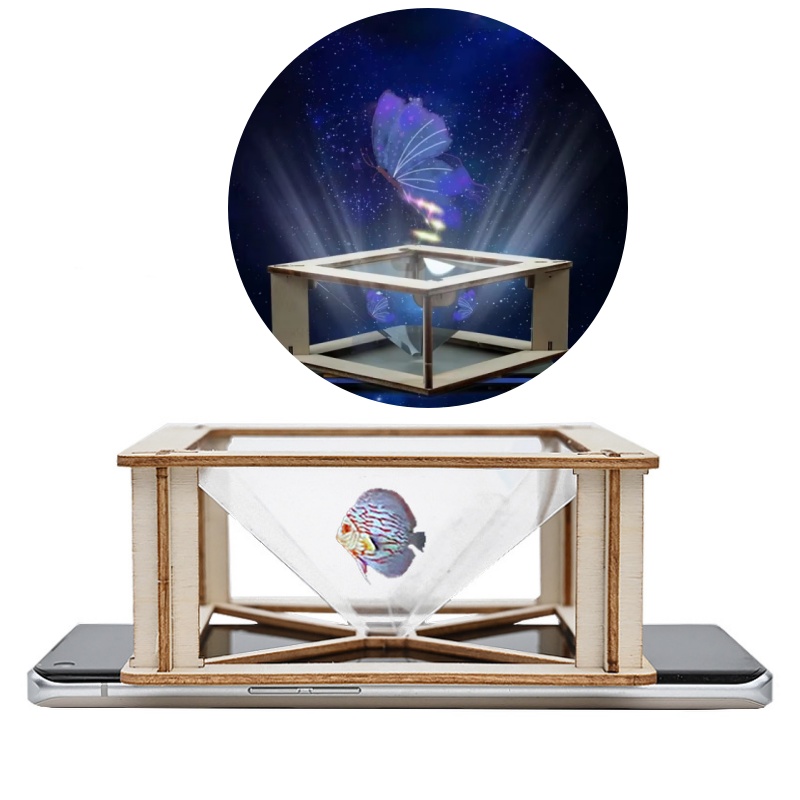 Kit Proyektor Holografik 3D DI - Science Project Diy ulasan dan harga