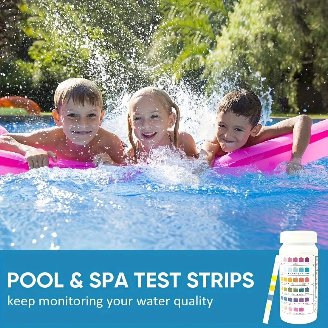 Strip Tes Air Kolam Renang & S - Ph Strip Test ulasan dan harga