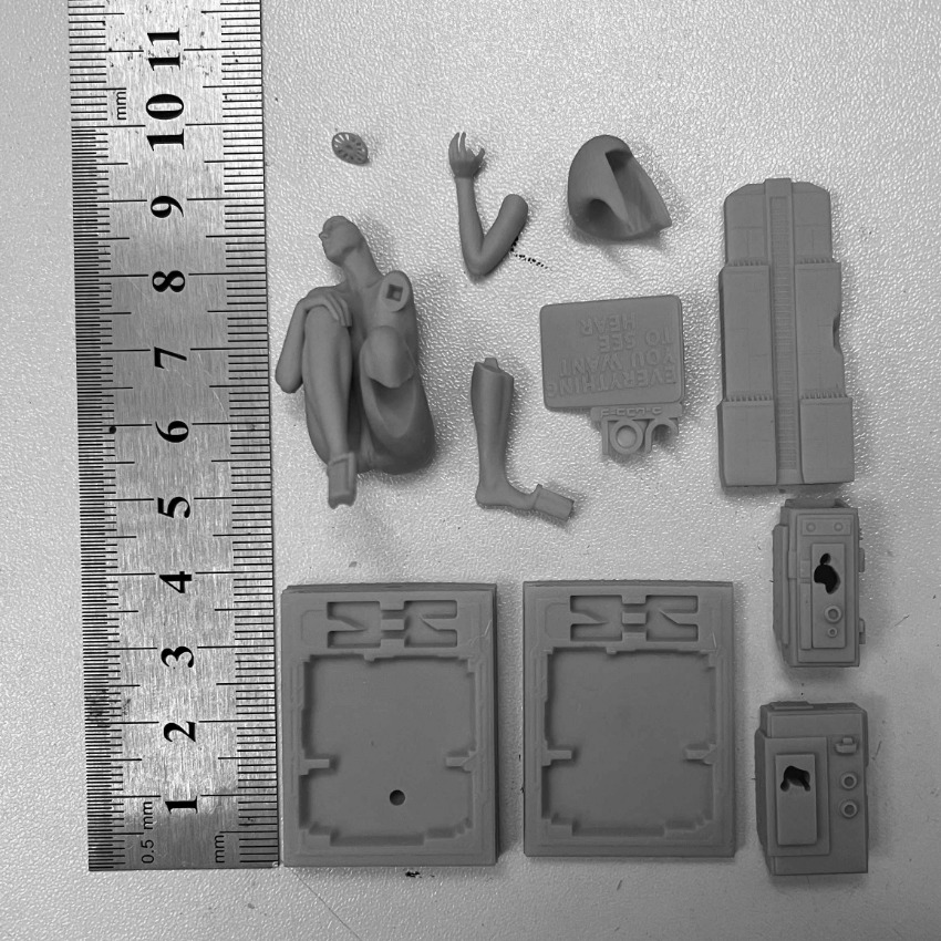 1/24 tokoh Resin Kit Model rak - Science Hobby Kit ulasan dan harga
