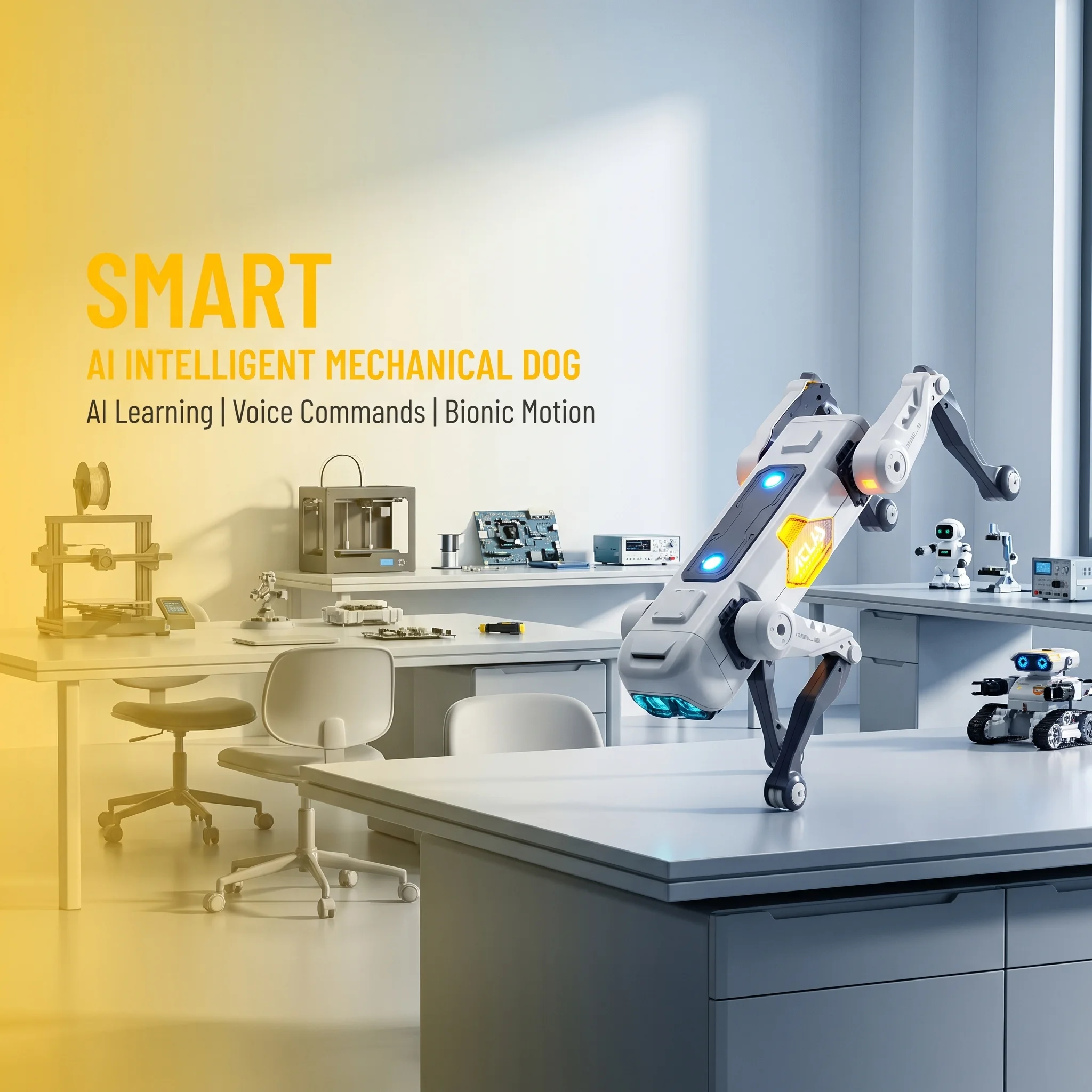 Robot Anjing Pintar AI, Kontro - Science Robot ulasan dan harga