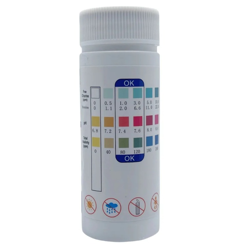 Strip Tes PH Klorin SPA Kolam  - Ph Strip Test ulasan dan harga